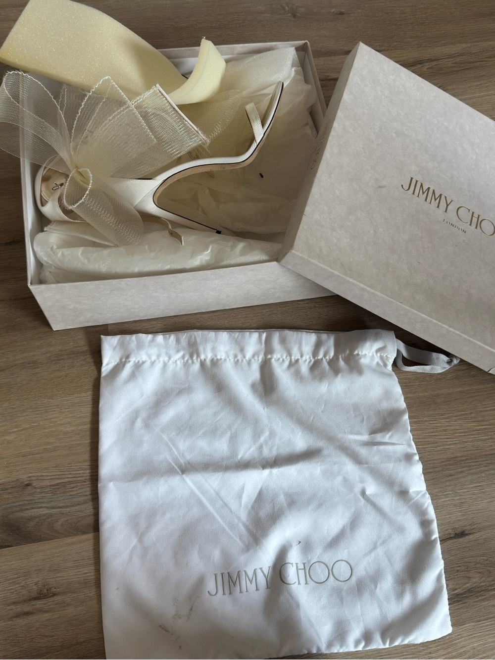 Jimmy Choo Aveline 100 ivory